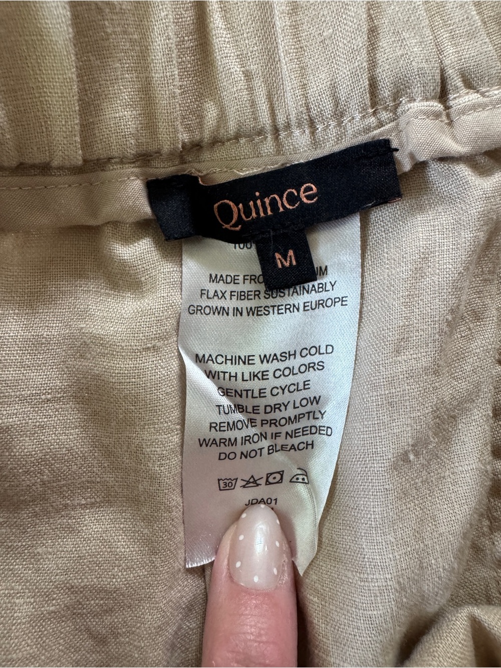 Quince Cropped Linen Pants in Flax